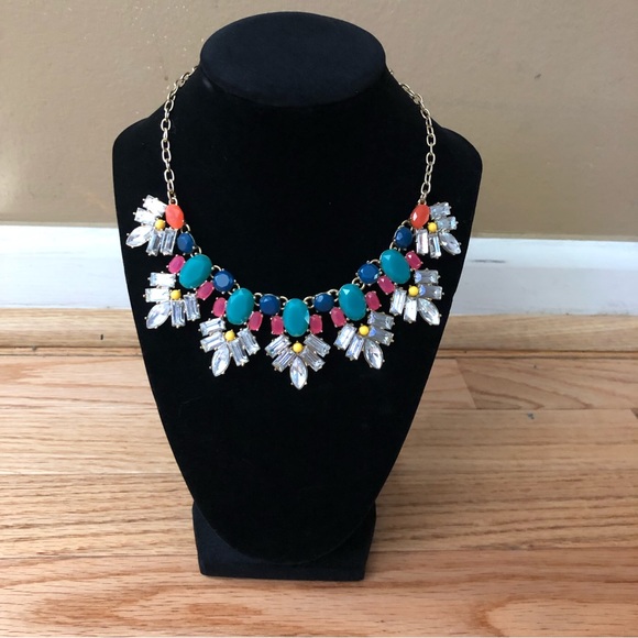 Sparkly rhinestone colored necklace - Picture 11 of 11